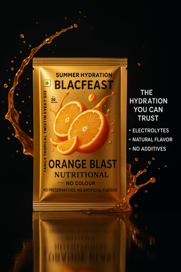 Orange Splash Instant Citrus Premix Drink Pack Of 5